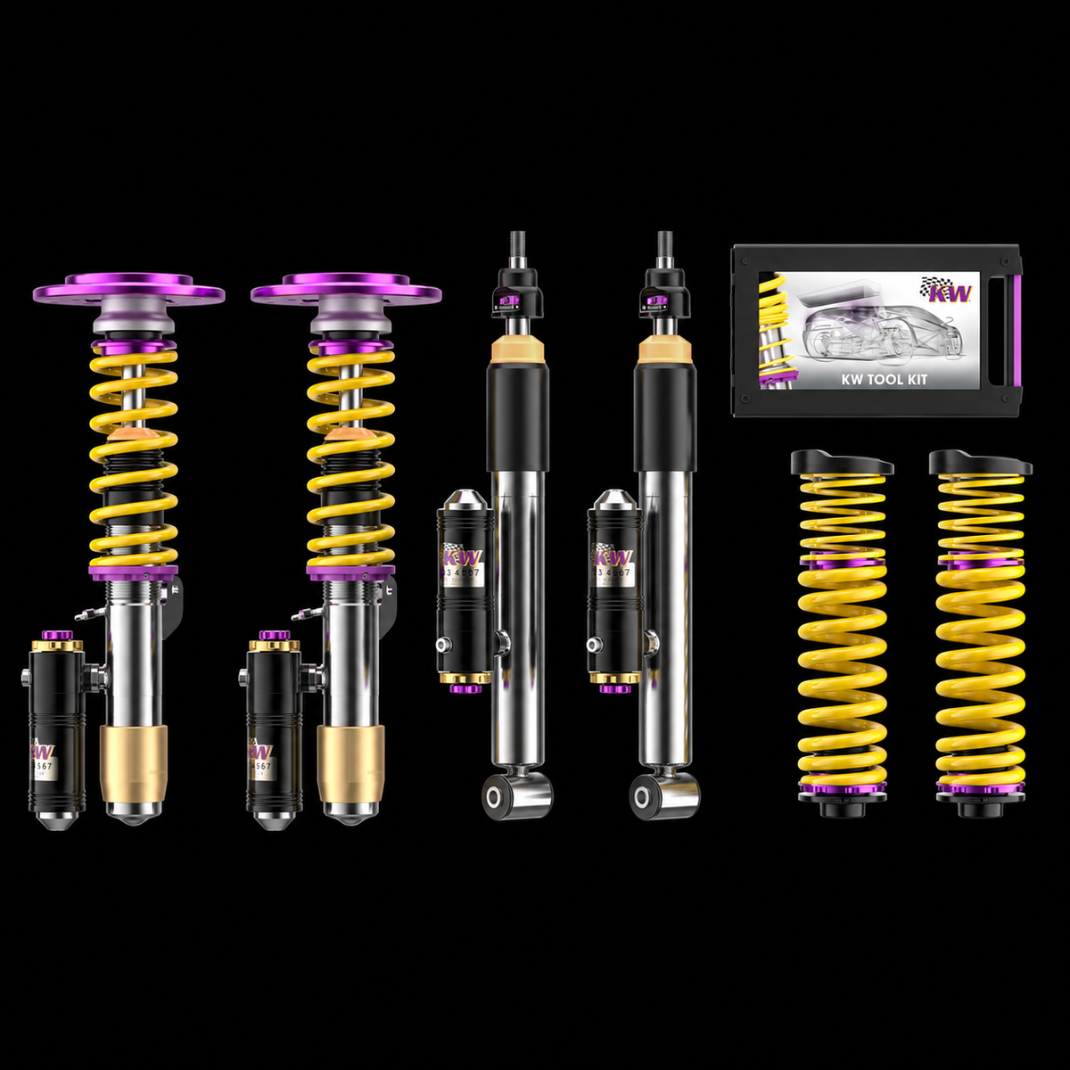 Combinés Filetés KW V4 Inox – BMW M2 Competition F87 | Suspension Performance