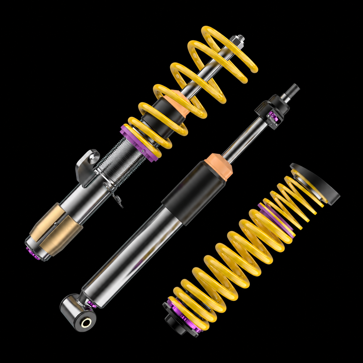 Combinés Filetés KW V3 Inox – BMW M2 Competition F87 | Suspension Performance