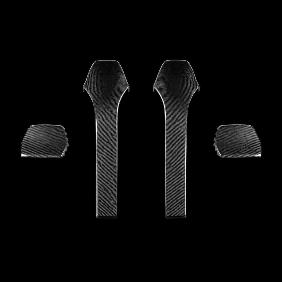 Kit coques de dossiers de sièges carbone Eventuri – BMW M3 F80 / M4 F8x / M2 Competition F87