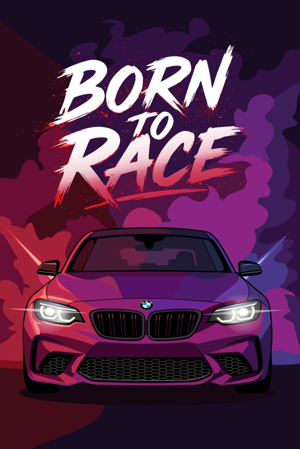Tee-shirt BORN TO RACE by RpK Motorsport