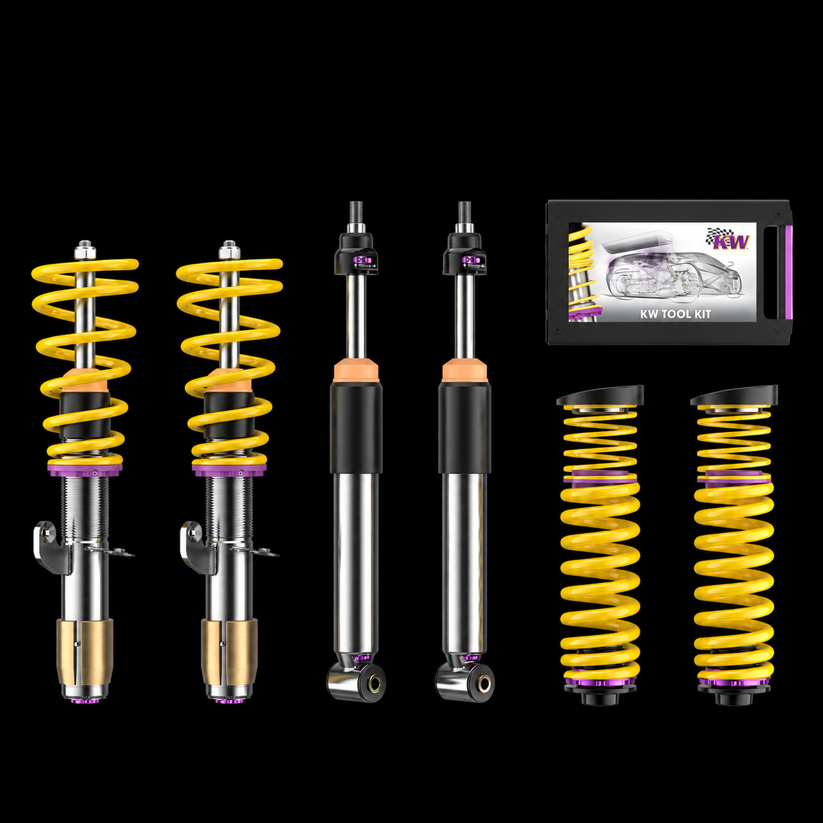 Combinés Filetés KW V3 Inox – BMW M2 Competition F87 | Suspension Performance