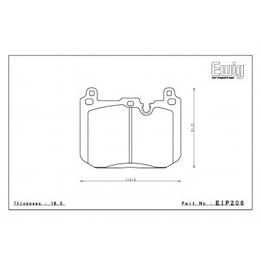 Endless Brake Pads EIP206 
