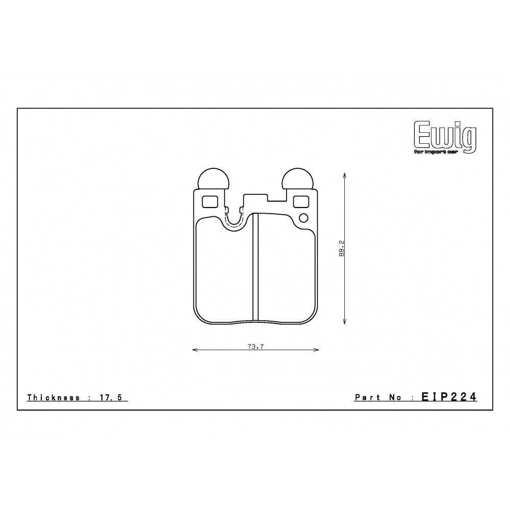 Endless Brake Pads EIP224 