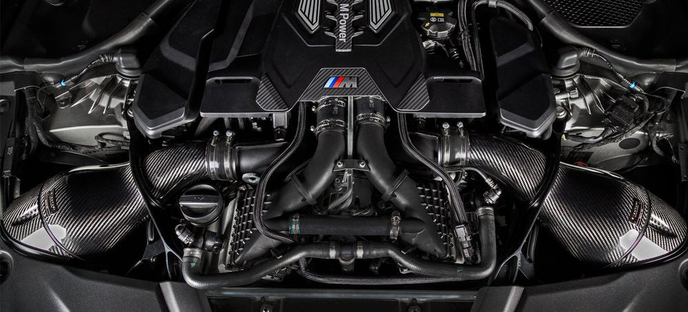 EVENTURI BMW F9X M5/M8 Black Carbon Intake with Fairings