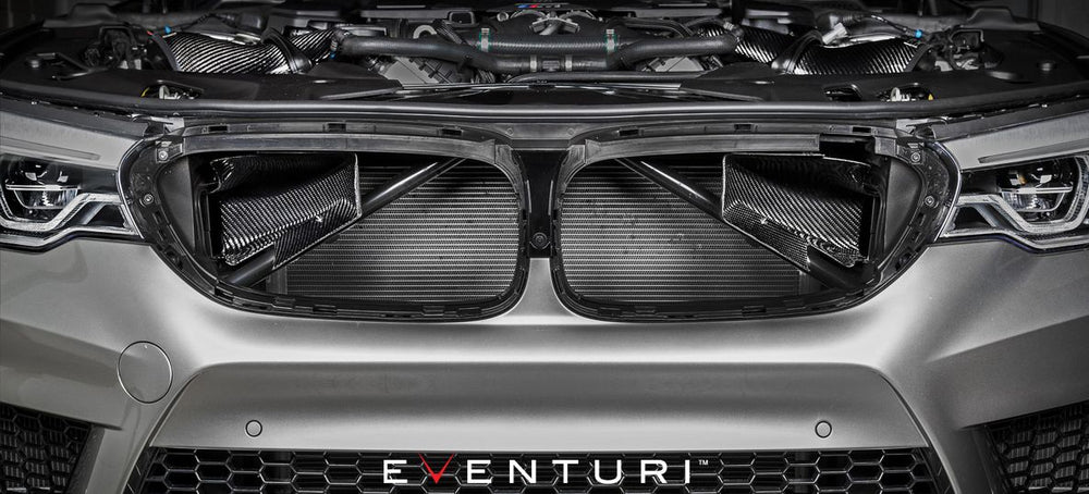 EVENTURI BMW F9X M5/M8 Black Carbon Intake with Fairings